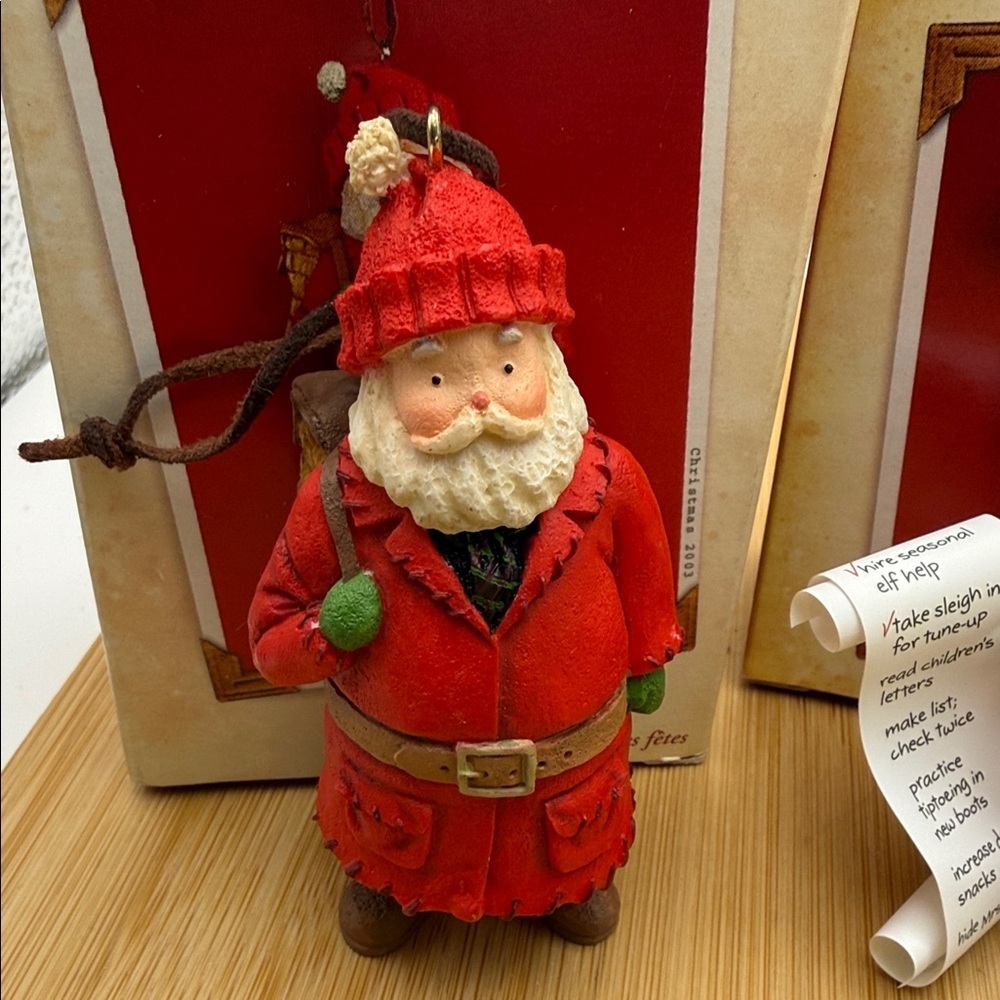 Hallmark Keepsake Santa Ornament Trio Kris Kringle, So Much to Do! & St. Nick - Picture 4 of 10